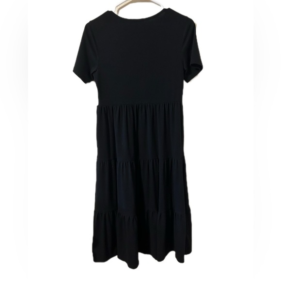 🖤Berydress Black Midi Tiered Dress🖤 ~ Amazon - Picture 8 of 11